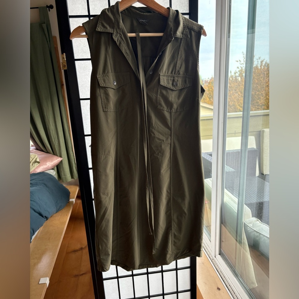 Eddie Bauer Women's Olive Green Top